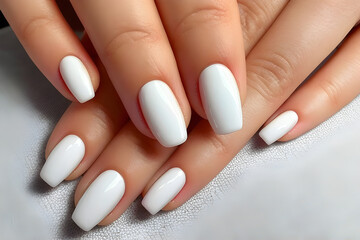 nails with fingers french manicure