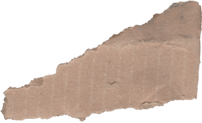 Textures Réalistes de Papier Carton Déchiré avec fond transparent pour arrière plan et éléments graphique 