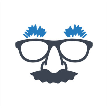 Comedy, Groucho glasses icon