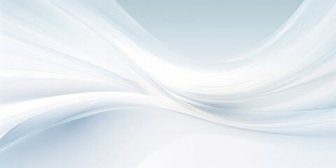 Abstract White Futuristic Background, 3D render