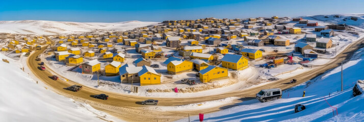 Iqaluit Canada Nunavut - Generative AI - obrazy, fototapety, plakaty