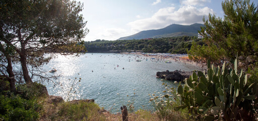 Wondrous inlet in the marine village of Marina di Camerota, Italy.
