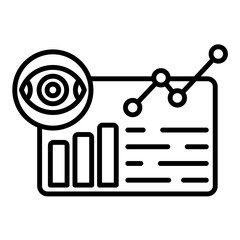 Data Visualization Line Icon