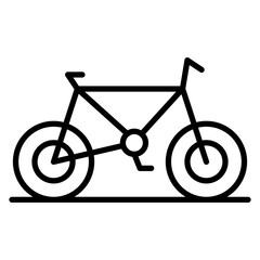 Bicycle Line Icon
