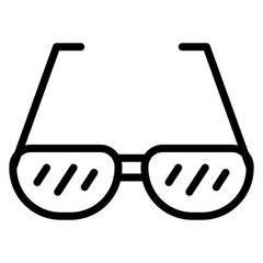 Sunglasses Line Icon