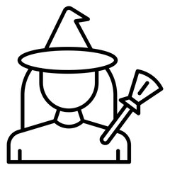 Witch Line Icon
