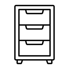 Storage Space Line Icon