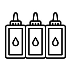 Ink Cartridge Line Icon