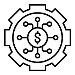 Management Line Icon