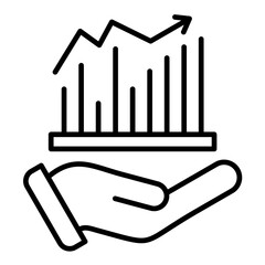Sales Line Icon