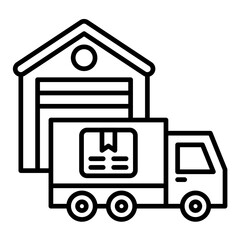 Logistics Line Icon