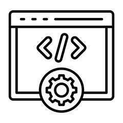 Build Line Icon