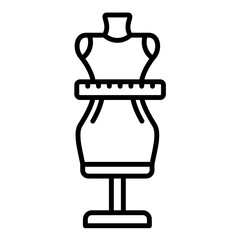 Fashion Design Line Icon