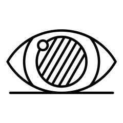 Glaucoma Line Icon