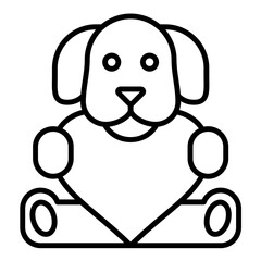 Stuffed Animals Line Icon