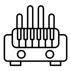 Calliope Line Icon