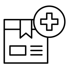 Medical Products Line Icon