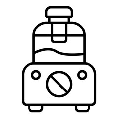 Food Processor Line Icon