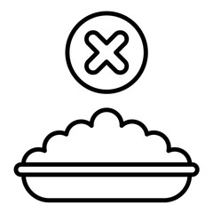 Eating Disorder Line Icon