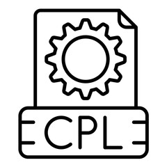 Cpl Line Icon
