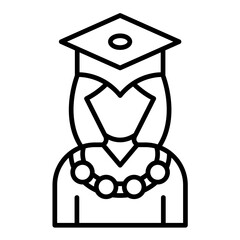 Rector Line Icon