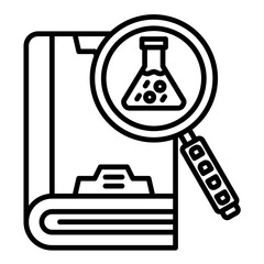 Science Research Line Icon