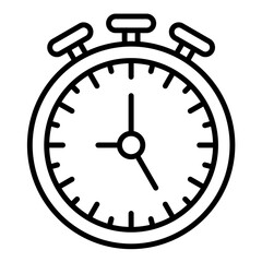 Stopwatch Line Icon