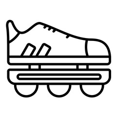 Rollerblades Line Icon