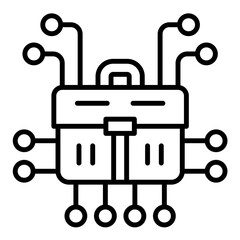 Networking Line Icon