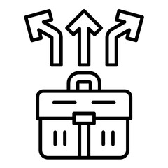 Job Opportunity Line Icon