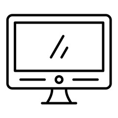 Computer Line Icon