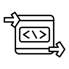 Black Box Line Icon