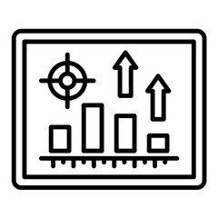 Business Training Line Icon