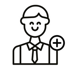 Employee Line Icon