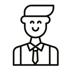 Businessman Line Icon