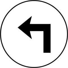 Turn Left Icon