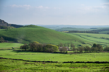 Fototapeta na wymiar Landscape of Peak District UK