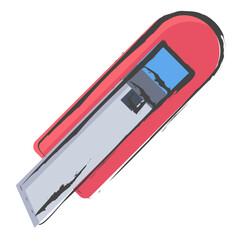 Hand drawn Cutter illustration icon