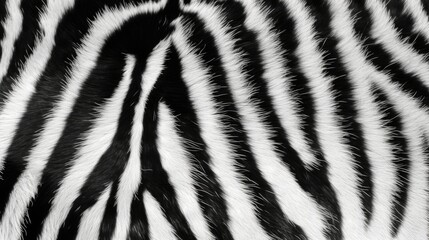 Fototapeta na wymiar Zebra animal skin texture. Generative AI