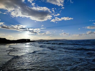 Obraz premium sunset over the sea