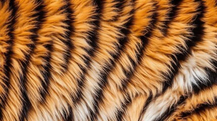 Fototapeta premium Tiger skin texture. Generative AI