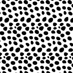 Seamless sotted pattern. Small uneven spots and particles of debris. Abstract grunge vector texture.  Distressed uneven background.  Vector illustration. EPS10.