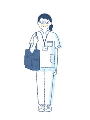 医療従事者の女性