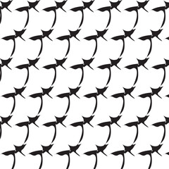 black and white seamless pattern