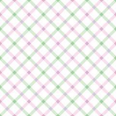 Tartan seamless pattern violet and green line on white background