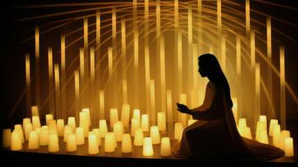 All Souls Day, conceptual illustration, generative ai