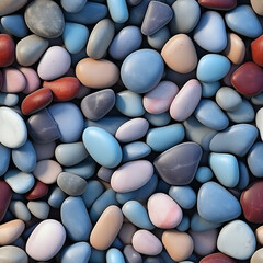 background of colorful stones seamless