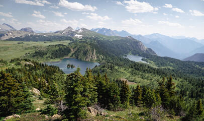 lake in the mountains