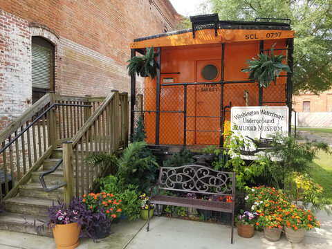 Washington, NC - USA - 08-02-2023: The Underground Railroad Museum In Historic Downtown Washington , North Carolina