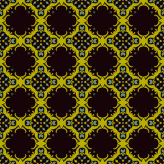 Vector ornamental seamless pattern. Vector background can be used for backgrounds, motifs, textile, wallpapers, fabrics, gift wrapping, templates. Design Paper For Scrapbook. Vector.	
